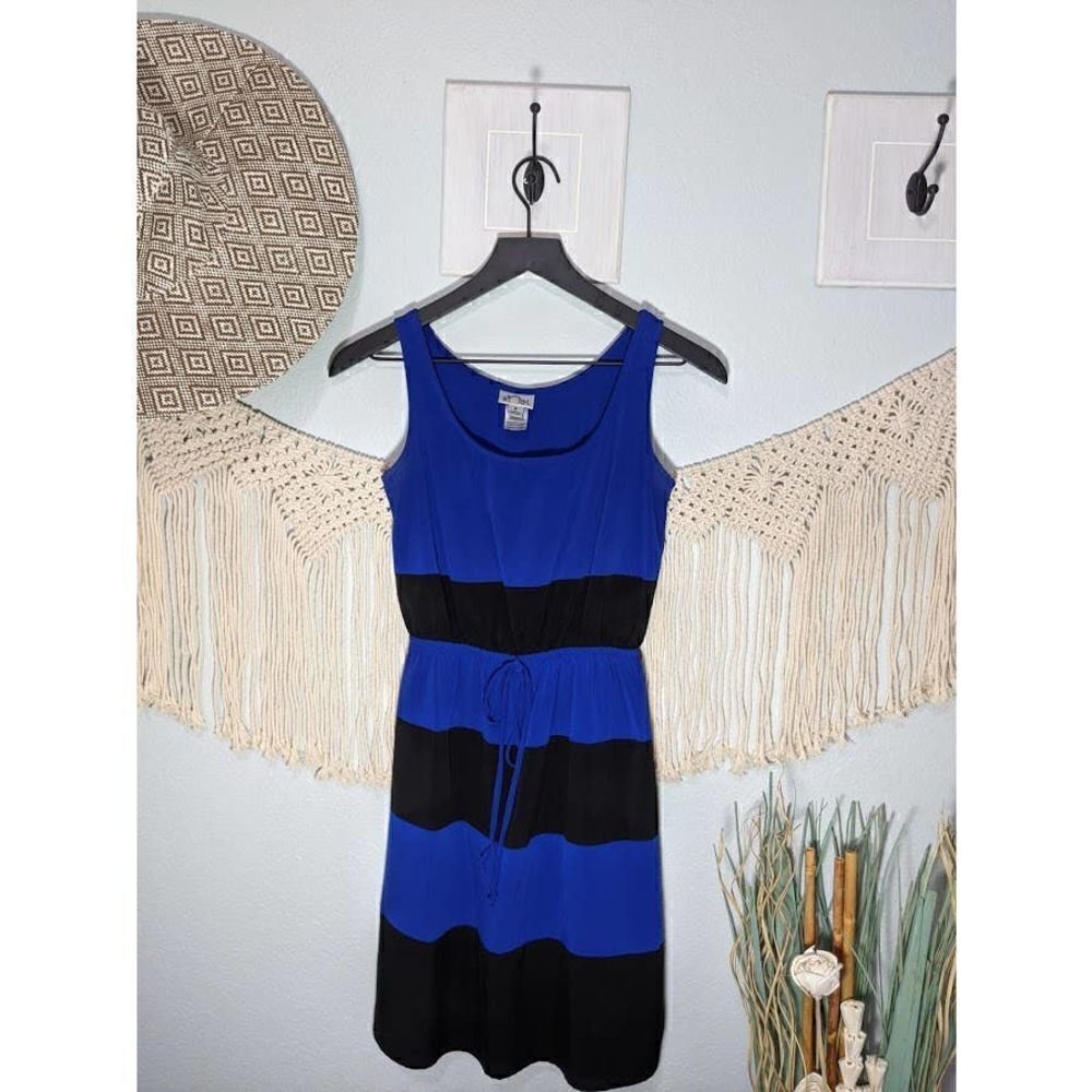 Storm Blue and Black Dress